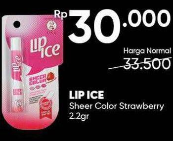 Promo Harga LIP ICE Sheer Color Strawberry 2 gr - Guardian