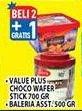 Promo Harga Value Plus Choco Wafer Sticks/Baleria Assorted Biscuit  - Hypermart