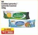 Promo Harga Nissin Cookies Lemonia Coconut, Lemon 130 gr - Alfamart
