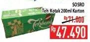 Promo Harga SOSRO Teh Botol Original per 24 tpk 200 ml - Hypermart