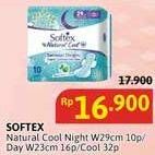 SOFTEX Natural Cool 29cm 10p/ 23cm 16p/ Pantyliner 32p