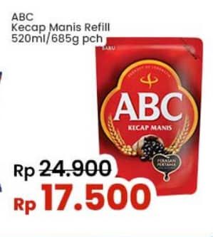 Promo Harga ABC Kecap Manis 520 ml - Indomaret