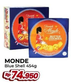 Promo Harga Monde Butter Cookies 454 gr - Yogya