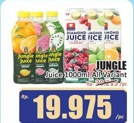 Promo Harga DIAMOND Jungle Juice All Variants 1000 ml - Hari Hari