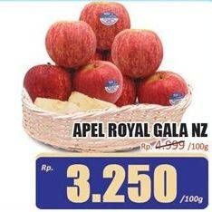 Promo Harga Apel Royal Gala NZ per 100 gr - Hari Hari