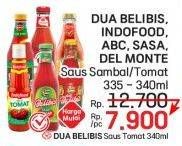 Promo Harga Dua Belibis/Indofood/ABC/Sasa/Del Monte Saus Sambal/Tomat  - LotteMart