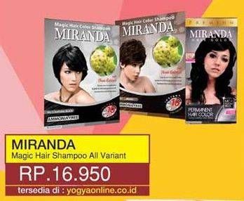 Promo Harga MIRANDA Hair Color Shampoo All Variants  - Yogya
