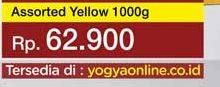 Promo Harga NISSIN Assorted Biscuits Yellow 1000 gr - Yogya