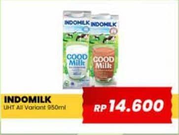 Promo Harga Indomilk Susu UHT All Variants 950 ml - Yogya