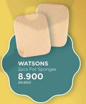 Promo Harga WATSONS Foundation Sponge per 2 pcs - Watsons