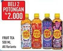 Promo Harga SOSRO Fruit Tea All Variants 500 ml - Hypermart