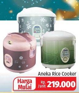Promo Harga BRANDED Rice Cooker All Variants  - Lotte Grosir