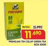 Promo Harga Prendjak Teh Celup Green Tea 50 gr - Superindo