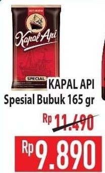 Promo Harga Kapal Api Kopi Bubuk Special 165 gr - Hypermart