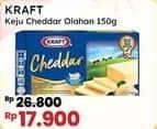 Promo Harga Kraft Cheese Cheddar 160 gr - Indomaret