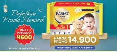 Promo Harga PASEO Baby Wipes  - Indomaret