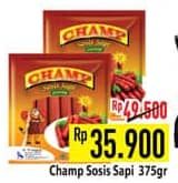 Promo Harga Champ Sosis Sapi 375 gr - Hypermart