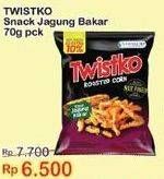 Promo Harga Twistko Snack Jagung Bakar Jagung Bakar 70 gr - Indomaret