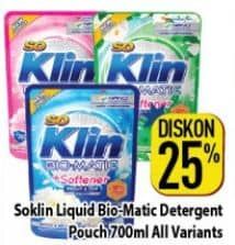 Promo Harga So Klin Biomatic Liquid Detergent All Variants 700 ml - Hypermart