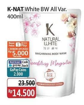 Promo Harga K Natural White Body Wash All Variants 400 ml - Alfamidi