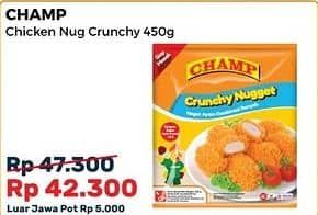 Promo Harga Champ Nugget Crunchy Nugget 450 gr - Alfamart