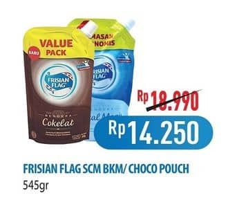 Promo Harga Frisian Flag Susu Kental Manis Cokelat, Putih 545 gr - Hypermart