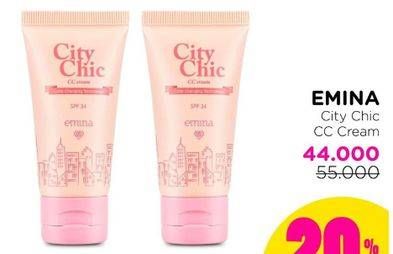 Promo Harga EMINA City Chic CC Cream  - Watsons