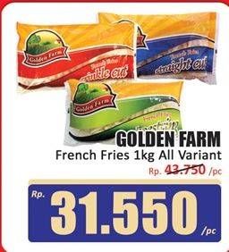 Promo Harga Golden Farm French Fries All Variants 1000 gr - Hari Hari