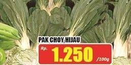 Promo Harga Pak Choy Hijau per 100 gr - Hari Hari