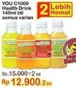 Promo Harga You C1000 Health Drink Vitamin All Variants 140 ml - Indomaret