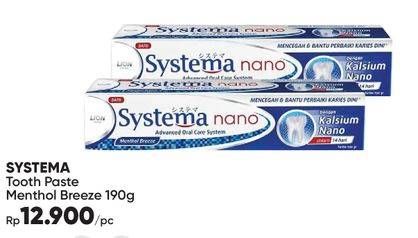 Promo Harga SYSTEMA Toothpaste Menthol Breeze 190 gr - Guardian