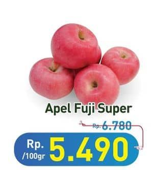 Promo Harga Apel Fuji Super per 100 gr - Hypermart