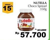 Promo Harga NUTELLA Jam Spread Chocolate 350 gr - Giant