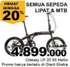 Promo Harga ODESSY Helio-8 Speed Sepeda Lipat  - Giant