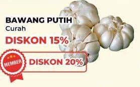 Promo Harga Bawang Putih per 100 gr - Yogya