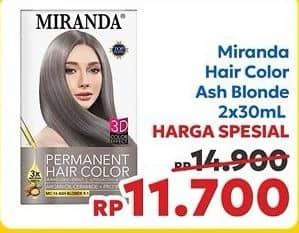 Miranda Hair Color 60 ml Diskon 21%, Harga Promo Rp11.700, Harga Normal Rp14.900, KlikIndomaret