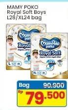 Promo Harga Mamy Poko Pants Royal Soft L28, XL24 24 pcs - Indomaret