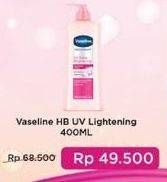 Promo Harga Vaseline Intensive Care Healthy White UV Lightening 400 ml - Indomaret