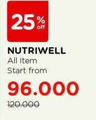 Promo Harga Nutriwell Supplement Range  - Watsons