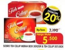 Harga Sosro Teh Celup 30 pcs/50 pcs