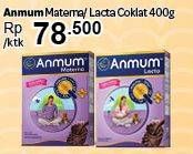 Promo Harga ANMUM Materna / Lacta Choco 400 gr - Carrefour