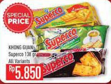 Promo Harga KHONG GUAN Superco All Variants 138 gr - Hypermart