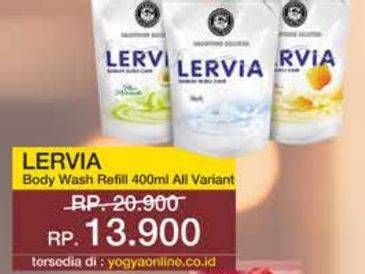Promo Harga Lervia Shower Cream All Variants 400 ml - Yogya