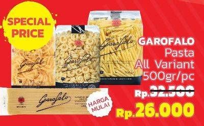 Promo Harga GAROFALO Pasta All Variants  - LotteMart