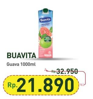 Promo Harga Buavita Fresh Juice Guava 1000 ml - Hypermart