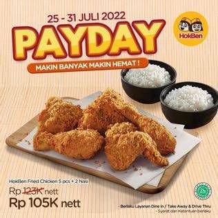 Promo Harga Hokben Fried Chicken  - HokBen