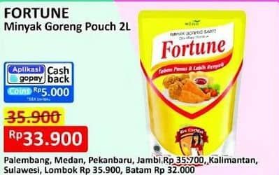 Promo Harga Fortune Minyak Goreng 2000 ml - Alfamart