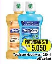 Promo Harga Total Care Mouthwash All Variants 250 ml - Hypermart