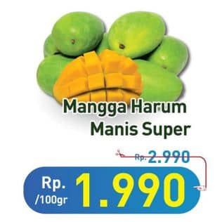 Mangga Harum Manis per 100 gr Diskon 33%, Harga Promo Rp1.990, Harga Normal Rp2.990