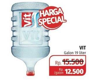 Promo Harga VIT Air Mineral 19000 ml - Lotte Grosir